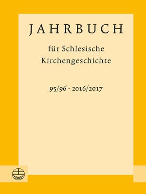 cover image of Jahrbuch für Schlesische Kirchengeschichte